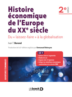 Cover of the book Histoire économique de l'Europe du XXe siècle