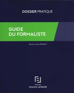 Couverture de l’ouvrage Guide du formaliste 2018
