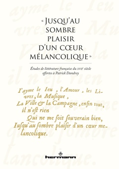 Cover of the book « Jusqu'au sombre plaisir d'un coeur mélancolique »