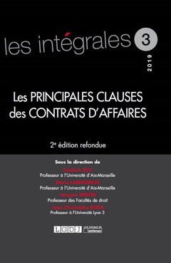 Cover of the book LES PRINCIPALES CLAUSES DES CONTRATS D'AFFAIRES - 2EME EDITION
