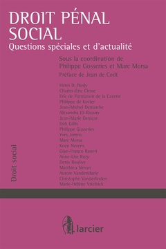 Cover of the book Droit pénal social