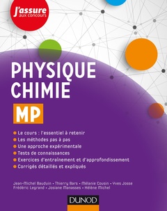 Couverture de l’ouvrage Physique-Chimie MP