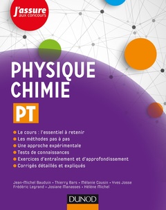 Couverture de l’ouvrage Physique-Chimie PT