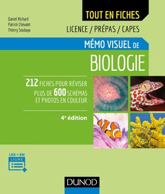 Cover of the book Mémo visuel de biologie - 4e éd
