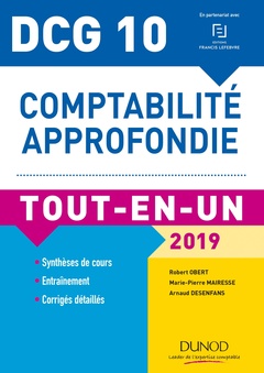 Cover of the book DCG 10 - Comptabilité approfondie 2019