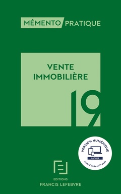 Cover of the book Mémento vente immobilière 2019