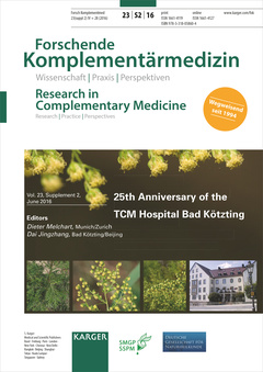 Couverture de l’ouvrage 25th Anniversary of the TCM-Hospital Bad Kötzting
