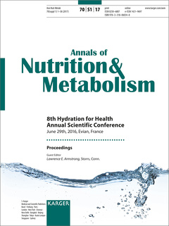 Couverture de l’ouvrage Hydration for Health