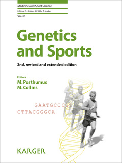 Couverture de l’ouvrage Genetics and Sports