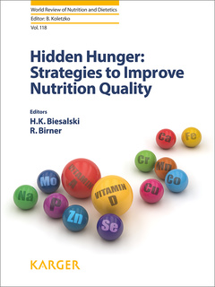Couverture de l’ouvrage Hidden Hunger - Strategies to Improve Nutrition Quality