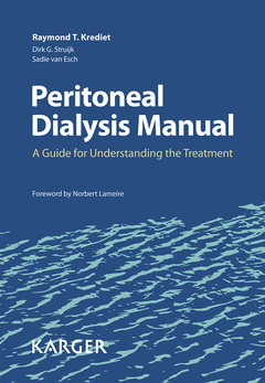 Couverture de l’ouvrage Peritoneal Dialysis Manual