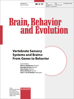 Couverture de l’ouvrage Vertebrate Sensory Systems and Brains: From Genes to Behavior