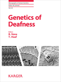 Couverture de l’ouvrage Genetics of Deafness
