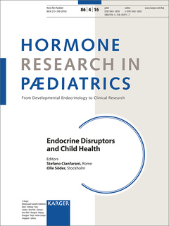 Couverture de l’ouvrage Endocrine Disruptors and Child Health
