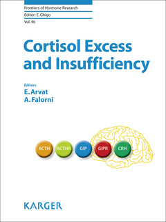 Couverture de l’ouvrage Cortisol Excess and Insufficiency