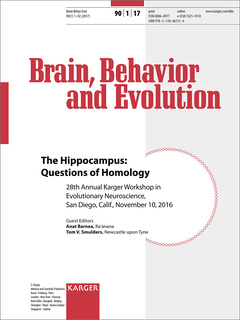 Couverture de l’ouvrage The Hippocampus: Questions of Homology