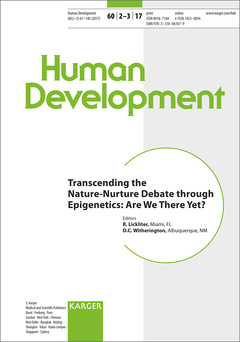 Couverture de l’ouvrage Transcending the Nature-Nurture Debate through Epigenetics: Are We There Yet?