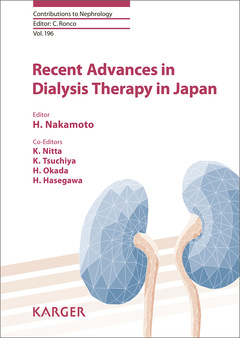 Couverture de l’ouvrage Recent Advances in Dialysis Therapy in Japan