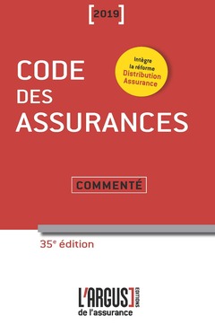 Couverture de l’ouvrage Code des assurances 2019