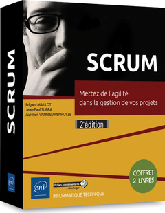 Couverture de l’ouvrage SCRUM - Coffret de 2 livres : Mettez de l'agilité dans la gestion de vos projets (2e édition)