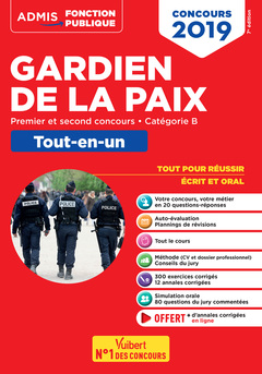 Cover of the book Concours Gardien de la paix - Catégorie B - Admis - Tout-en-un