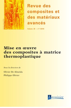 Cover of the book Revue des composites et des matériaux avancés Volume 28 N° 1_Janvier-Mars 2018
