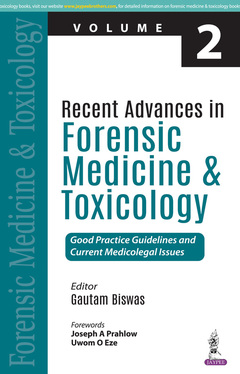 Couverture de l’ouvrage Recent Advances in Forensic Medicine and Toxicology - 2