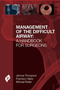 Couverture de l’ouvrage Management of the Difficult Airway: A Handbook for Surgeons