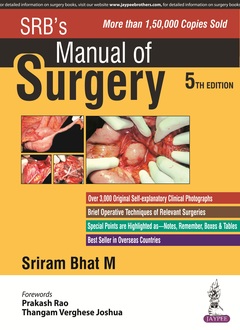 Couverture de l’ouvrage SRB's Manual of Surgery