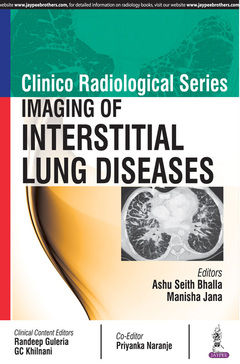 Couverture de l’ouvrage Clinico Radiological Series: Imaging of Interstitial Lung Diseases