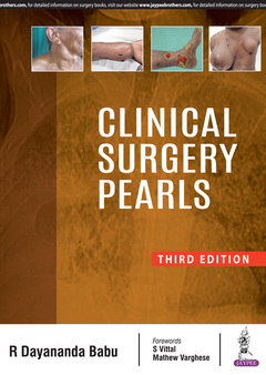 Couverture de l’ouvrage Clinical Surgery Pearls
