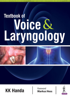Couverture de l’ouvrage Textbook of Voice & Laryngology
