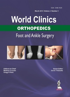Couverture de l’ouvrage World Clinics: Orthopedics - Foot and Ankle Surgery Volume 2, Number 1