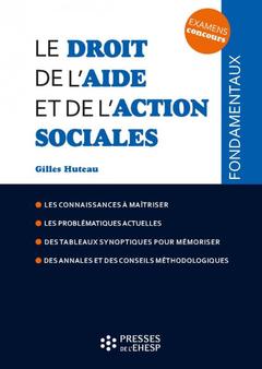 Cover of the book Le droit de l'aide et de l'action sociales