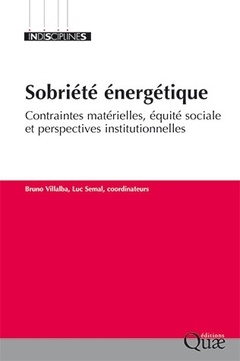 Cover of the book La sobriété énergétique