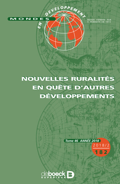 Couverture de l’ouvrage Mondes en développement 2018/2 - 182 - Nouvelles ruralités en quête d’autres développements