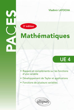 Couverture de l’ouvrage UE4 - Mathématiques - 3e édition