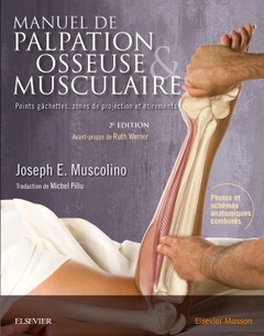 Couverture de l’ouvrage Manuel de palpation osseuse et musculaire, 2e édition