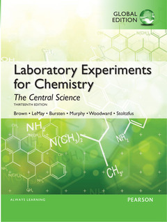 Couverture de l’ouvrage Laboratory Experiments for Chemistry: The Central Science, Global Edition 