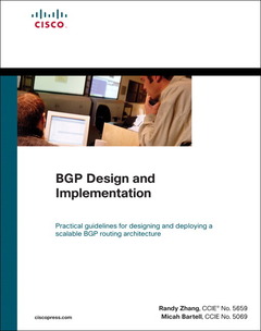 Couverture de l’ouvrage BGP Design and Implementation