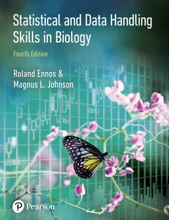 Couverture de l’ouvrage Statistical And Data Handling Skills in Biology