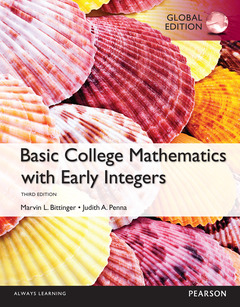 Couverture de l’ouvrage Basic College Maths with Early Integers, Global Edition