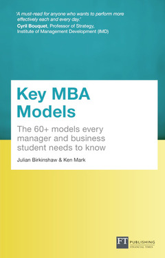 Couverture de l’ouvrage Key MBA Models, Travel Edition