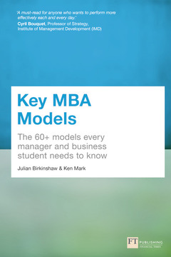 Couverture de l’ouvrage Key MBA Models