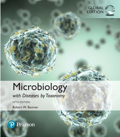 Couverture de l’ouvrage Microbiology with Diseases by Taxonomy, Global Edition