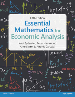 Cover of the book Essential Mathematics for Economic Analysis 