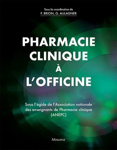Cover of the book Pharmacie clinique a l'officine