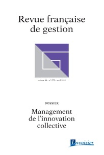 Couverture de l’ouvrage Management de l'innovation collective
