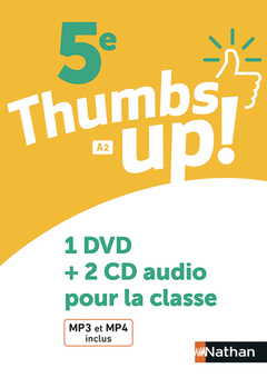 Couverture de l’ouvrage Thumbs Up ! 5e - Coffret CD + DVD - 2018