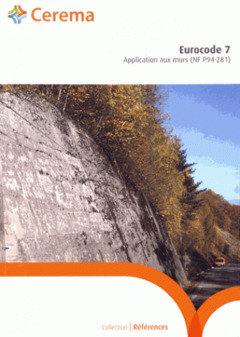 Couverture de l’ouvrage Eurocode 7 - Application aux murs (NF P94-281)